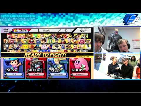 [Sm4sh|11-28-15] Doubles Winners Semis: Super Smash Twins Red VS Psycho Fox Blue