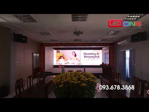 Xăng Dầu Kon Tum | Tập đoàn Xăng Dầu Việt Nam | Ledone trúng thầu và lắp màn hình LED P2 phòng Họp