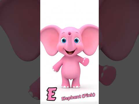 ABC Colorful Safari Animal Song (EFGH) #abcsong #colorsong