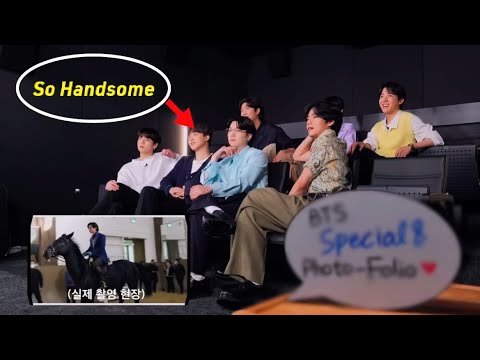 BTS Reacting to Taehyung Photo-Folio {Me, myself and Veautiful days}