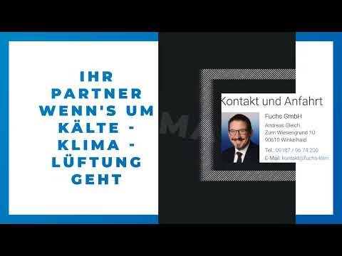 Fuchs GmbH Kälte Klima Lüftung Andreas Gleich YouTube-Vdeominiatur 11