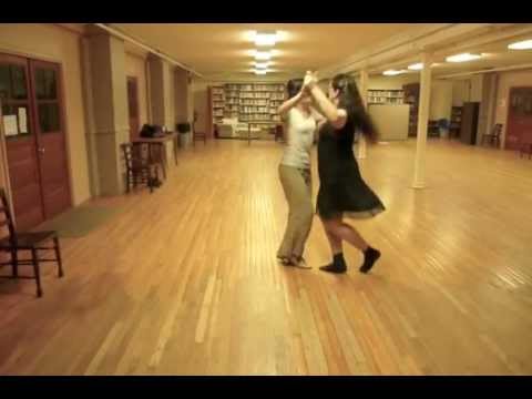 Waltz Transitions: Cross-Step to Right-Turning Box Step via Cradle/Rollout/Free Spin Sequence