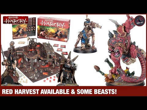 WARCRY RED HARVEST AVAILABLE TO PREORDER ALREADY! Plus Necromunda, Blood Bowl, Warhammer 40k & More!