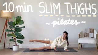 Download lagu 10MIN slim thighs pilates workout - toned & slim legs //no equipment mp3