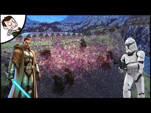 Massive 4500 Jedi v 30000 Clone Army Order 66 - Ultimate Epic Battle Simulator 1.1 Gameplay
