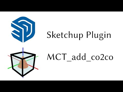 Sketchup plugin - MCT_add_co2co