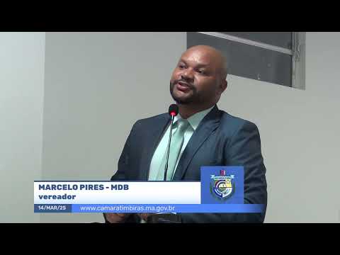 SESSÃO DIA 14/04/2025 – I PRONUNCIAMENTO DO VEREADOR MARCELO PIRES