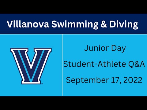 Villanova Swimming & Diving Student-Athlete Q&A