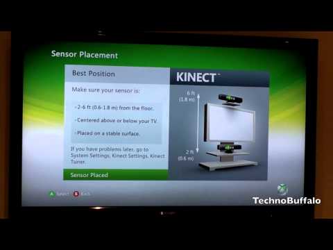 Xbox 360 Kinect Setup