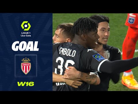 Goal Wissam BEN YEDDER (45' +3 pen - ASM) AJ AUXERRE - AS MONACO (2-3) 22/23