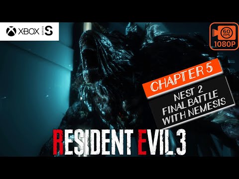 RESIDENT EVIL 3 REMAKE Gameplay Walkthrough ( FULL GAME ) CHAPTER 5 - NEST 2- No Commentary