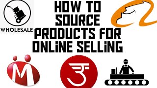 How to source for products to sell online | Product sourcing for ecommerce