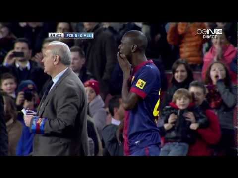 Retour d'Eric Abidal  FC Barcelona - Real Marjoque