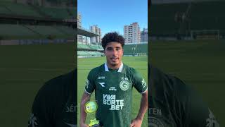 PEDRINHO COMEMORA GOLAÇO MARCADO EM VITÓRIA DO GOIÁS SOBRE O GOIATUBA