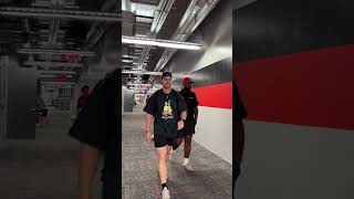 REDBLACKS player walk-ins