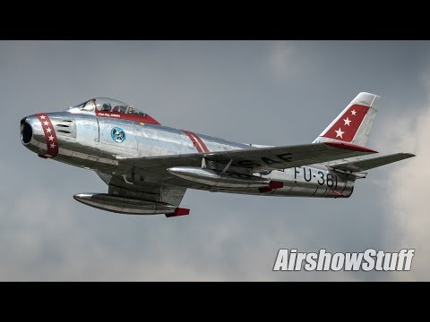 Jet Warbird Flybys (With Narration) - Terre Haute Airshow 2018
