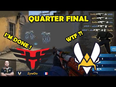 ZYWOO AND BORUP MAKE CASTERS LEAVE THE DESK AND GO CRAZY - VITALITY VS HEROIC -1/4 FINAL IEM BEIJING