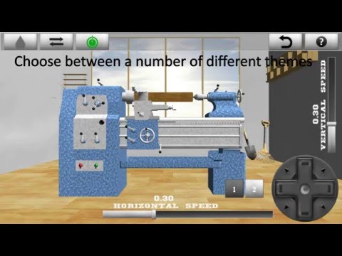Lathe Worker: 3D Machine Sim Video