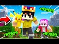 Minecraft Ta KARDEŞİMİN POKEMONUNU ÇALARAK MİLYONER OLDUM