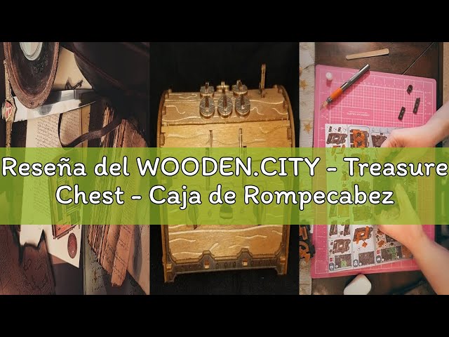 Vídeo relacionado con WOODEN.CITY Escape Room - Caja de rompecabezas de madera 3D para adultos y adolescentes, caja de rompecabezas de acertijo secreto con mecanismo de caja de pista, kit de caja de rompecabezas de madera