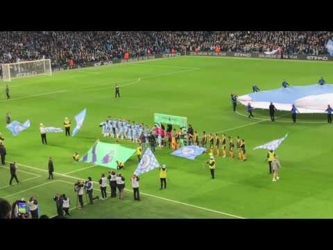 Man City vs Arsenal @ Etihad - 18/12/16 Premier League Anthem