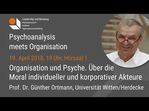 Prof. Dr. Günther Ortmann – Organisation und Psyche | IPU Berlin