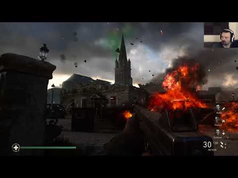 Call of Duty: WW II Campaign playthrough pt7 - Storming the Church