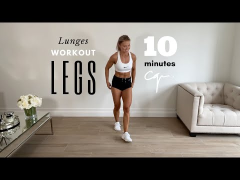 10 Minute Leg Workout | Lunges at Home Workout