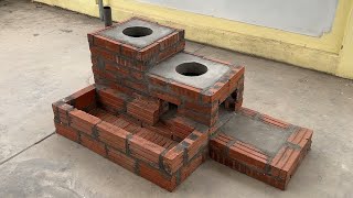 Great Creative Idea From Craftsmen Building Multifunctional Outdoor Wood Stoves - Construction Diy