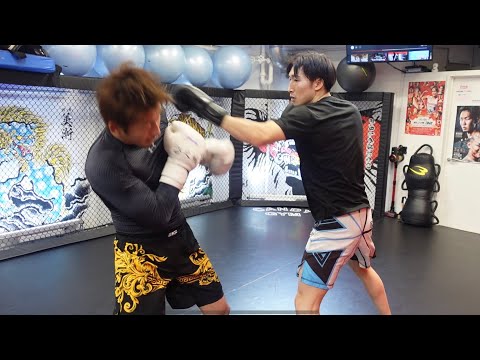 啓之輔さんとスパーリングしてMMA教えてもらった