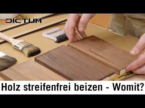 Streifenfrei beizen mit Tuch, Pinsel oder Schwamm, was ist besser? #dictum #werkzeug