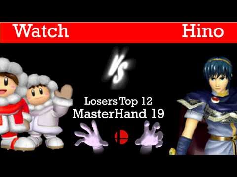 MasterHand 19  Losers Top 12 - Watch(ICs) vs. Hino(Marth)