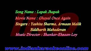 Lapak Jhapak Karaoke | Ghayal Once Again Movie Karaoke