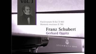 Schubert - Moments musicaux, Op 94 D780 Allegro moderato [HD]