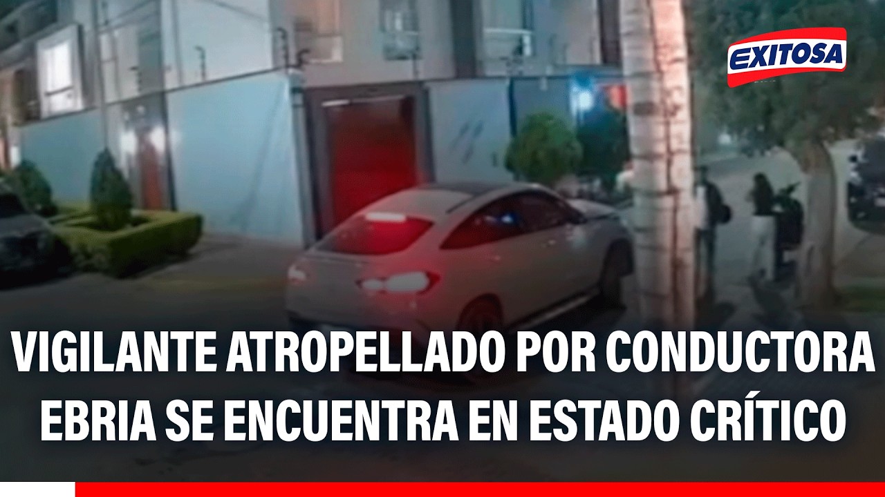 🔴🔵 Vigilante atropellado por conductora ebria en Trujillo se encuentra en estado crítico