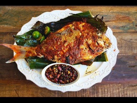 Grilled Fish Stuffed With Sambal