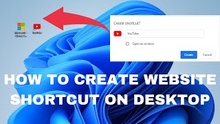 How to create Website Shortcut on Desktop!?