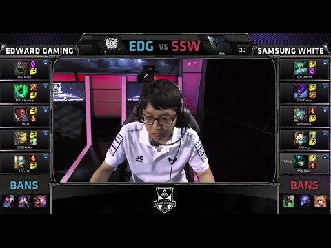 Edward Gaming vs Samsung White | Game 1 Group A S4 World Championship 2014 Day 1 | EDG vs SSW D1G1