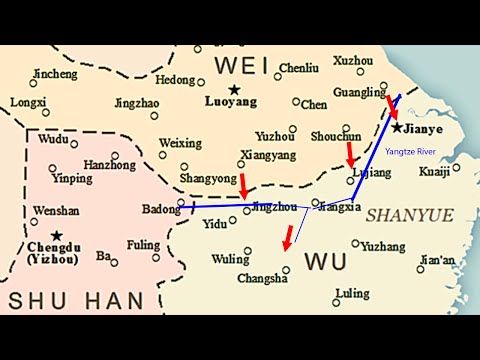Cao Pi's invasions of Eastern Wu 222-225 - Three Kingdoms DOCUMENTARY