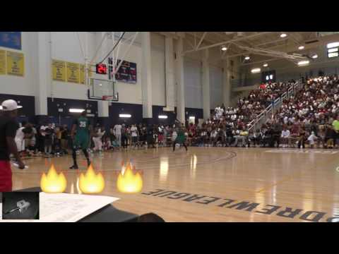 Casper Ware II: 5 straight 3s in 2016 Drew League Championship