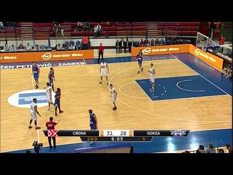 ABA Liga 2014/15, Round 24 match: Cibona - Igokea (8.3.2015)