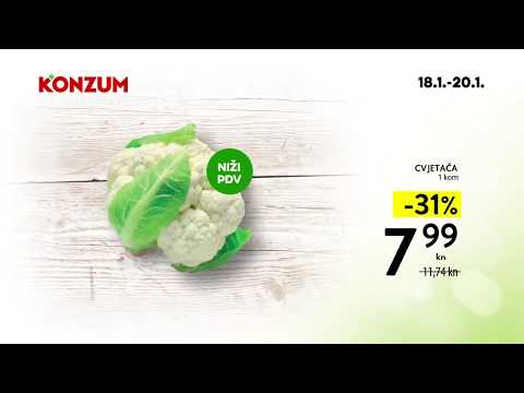 Konzum vikend akcija od 18.-20.01.2019.