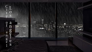 LA Los Angeles Luxury Hotel Apartments with Amazing Views | Rain and Wind for Sl