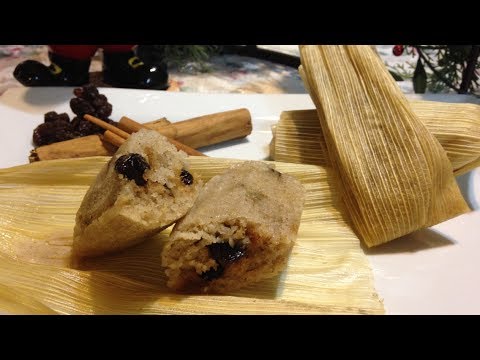 MASA PARA TAMALES DULCES  RECETA