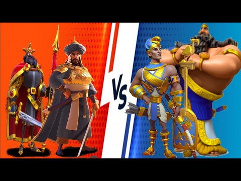 Saladin William VS Ramesses Gilgamesh - Rise of Kingdoms in 2021