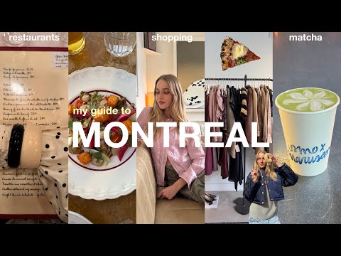 ultimate montreal guide | restaurants, matcha, shopping