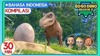 Download lagu ✨ GOGODINO S5 30 Minute Compilation | EP01-03 | Indonesian Children's Cartoon | Dinosaur Animation 🦖 mp3