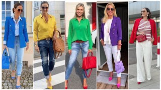 Download the video "Natural Older Women OVER 50 60 70 | Summer Fashion 2025 For Women #womenoutfitsideas"