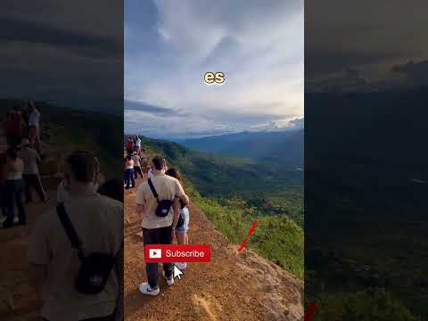 El Mirador Más Peligroso de Colombia… ¡! AL FINAL lo mas SORPRÉNDETE 😱 la histoia REAL! #barichara