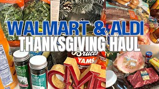 Thanksgiving Grocery Haul Walmart and Aldi 23’ - Part 2 of 3